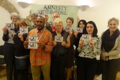 Benny Wenda gives a talk at Amnesty International Reading 2015