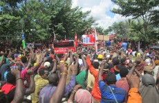 Photos from the pro MSG rallies and arrests in West Papua on 28th May