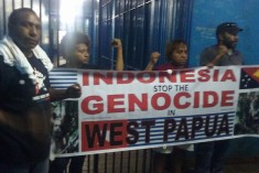 Papua New Guinea citizens arrested and jailed today for protesting against the arrival of Indonesian president Jokowi in PNG.