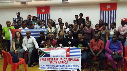 Benny Wenda Launching of the Free West Papua Campaign Cape Town, South Africa