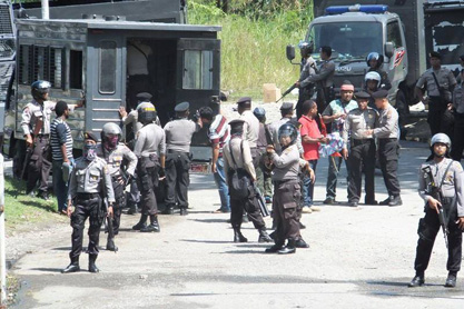 Indonesian Police blockade Papua People’s Action and 200 people arrested including one person shot dead