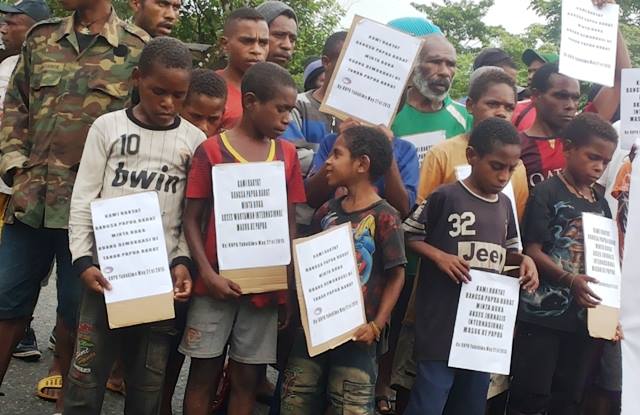 Video – Demonstrations all over West Papua and in several Indonesian cities