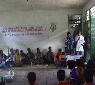 Indonesian police threaten the ULMWP secretariat in Fak Fak, West Papua
