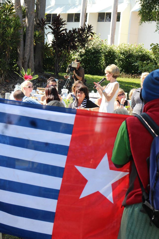 Australian Foreign Minister speaks to Free West Papua activists on Anniversary of “Act of Free Choice”
