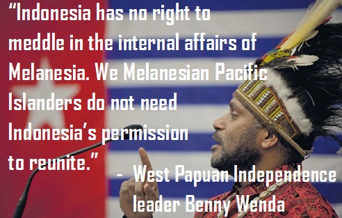 Benny Wenda responds to the Indonesian government, “West Papua will never be part of Indonesia.”
