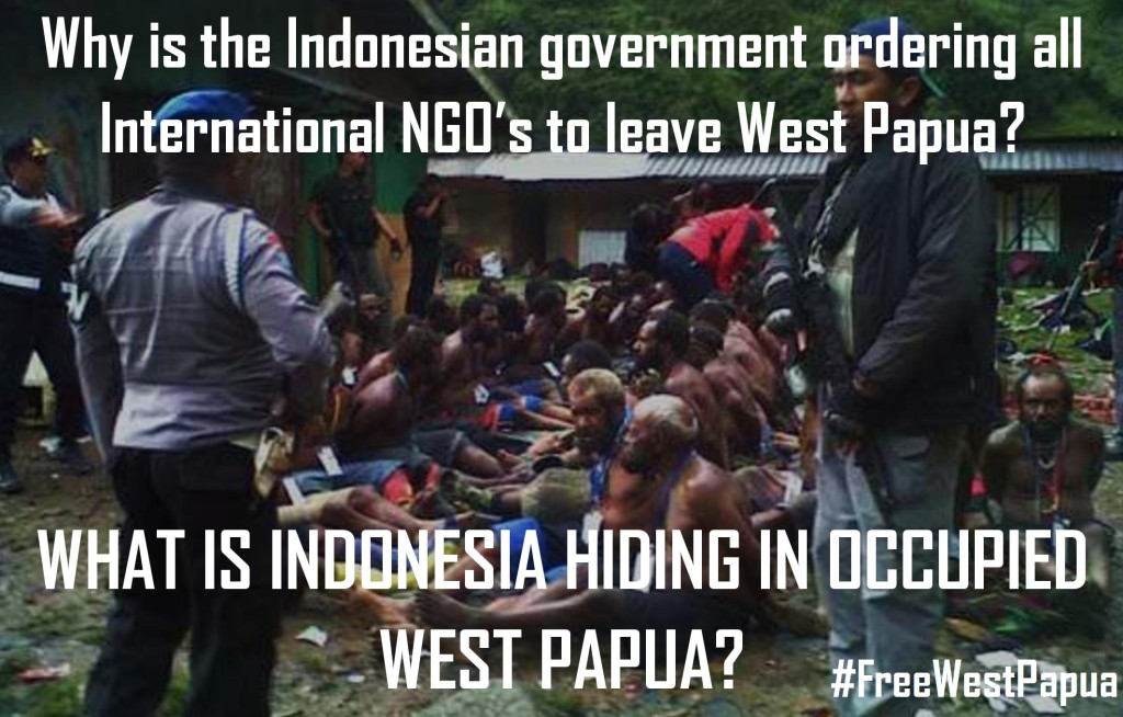 Indonesian government ‘forcing all NGOs to leave West Papua’