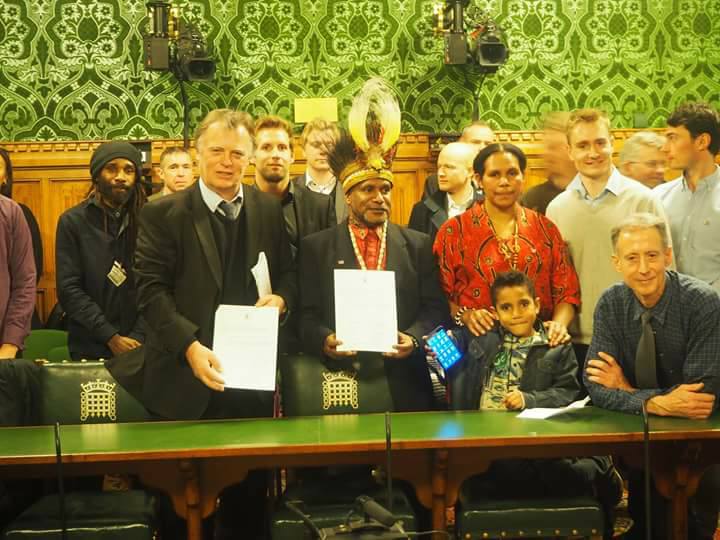 Global Petition and Swim for West Papua Launched in Westminster