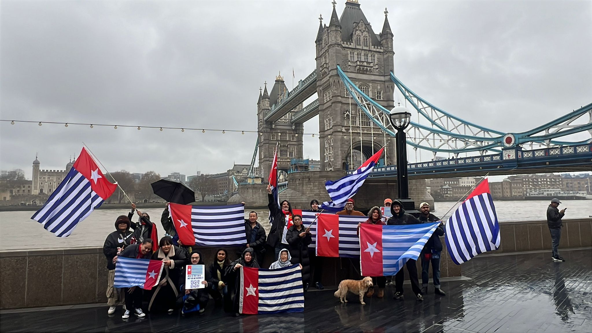 December 1st Free West Papua flag raisings